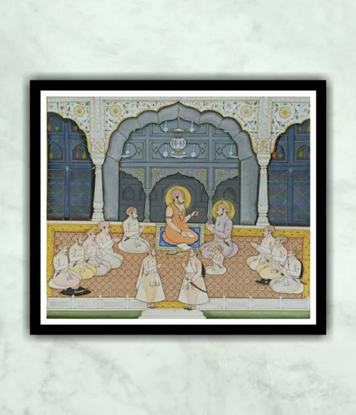 Mughal Court Miniature Painting