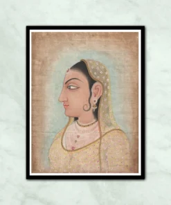 Mughal Lady Miniature Painting