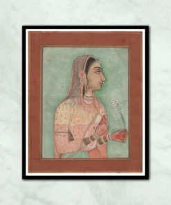 Mughal Lady Miniature Painting