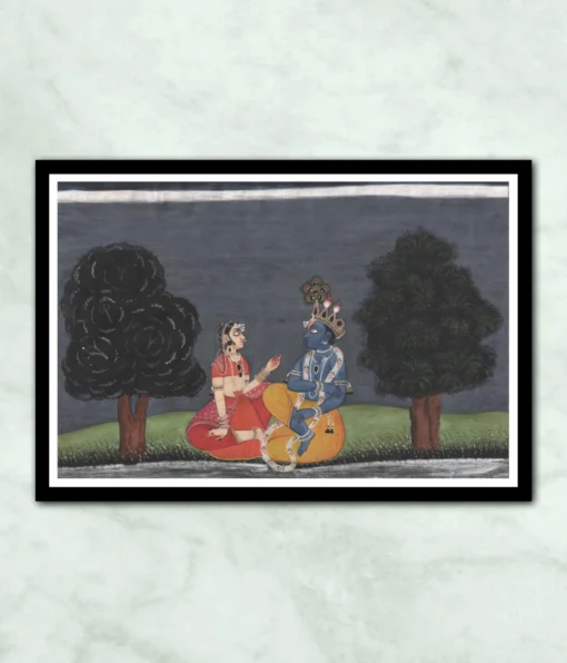 Radha Krishna painting