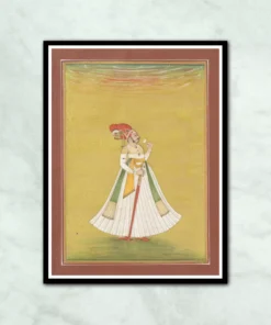 Thakur Biramdevji Mewar Shaili Painting