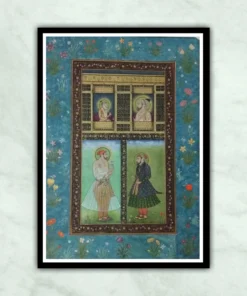 Mughal Darbar Miniature Painting