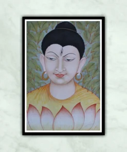 Lord Buddha Contemporary Miniature Art