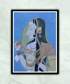 Bani Thani Kishangarh Style Miniature Painting