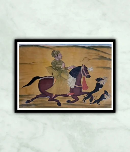 king Raja bhoj painting