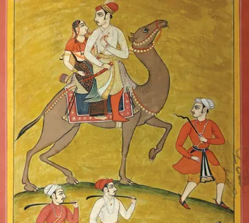 Maru Ragini Mewar School Miniature Painting– Hand Painted Miniature Art miniature painting