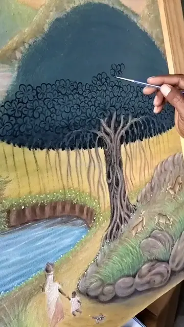 Acrylic art reel